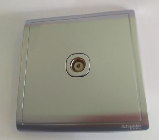Socket TV Pieno Silver