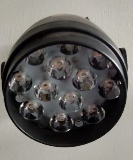 Spotlight D222 Led 12W BK WW Tempel