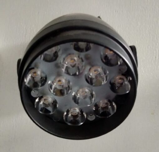 Spotlight D222 Led 12W BK WW Tempel