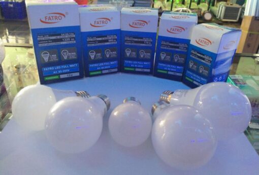 LED Bulb SA-168 Coolwhite Fatro Tampak Belakang