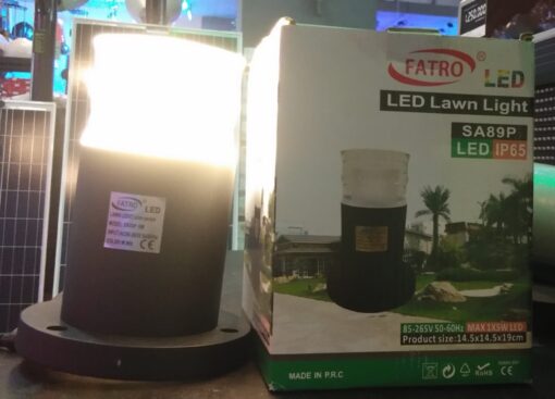 Lampu Taman Pilar SA89P 5W WW Fatro Menyala