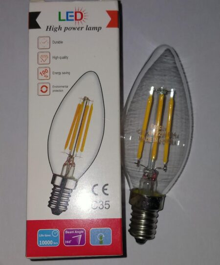 LP.EDISON C35 4W E14 WARMWHITE