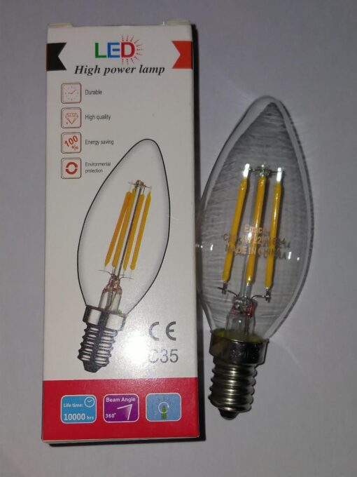 LP.EDISON C35 4W E14 WARMWHITE